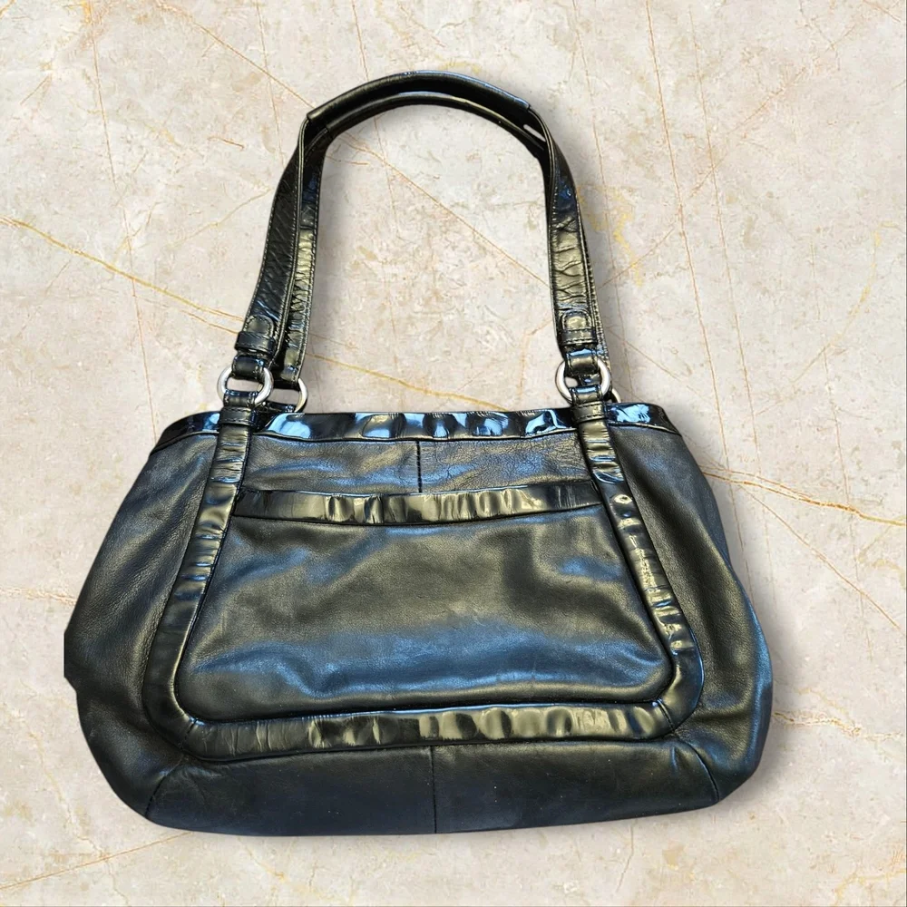 Coach Cricket Vintage 2009 Medium Black Satchel - Picture 3 of 17